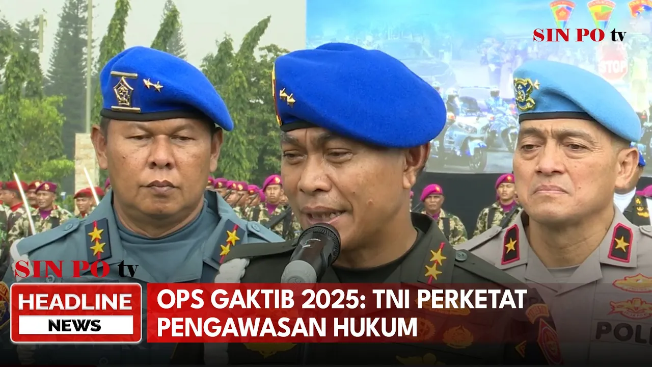 OPS Gaktib 2025: TNI Perketat Pengawasan Hukum