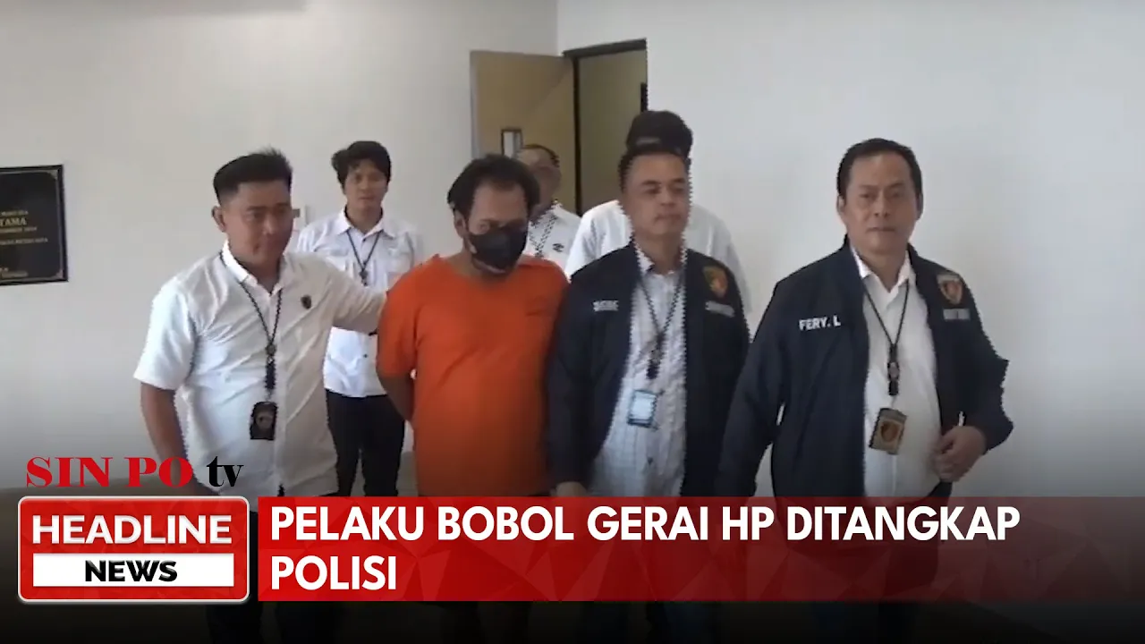 Pelaku Bobol Gerai Hp Ditangkap Polisi