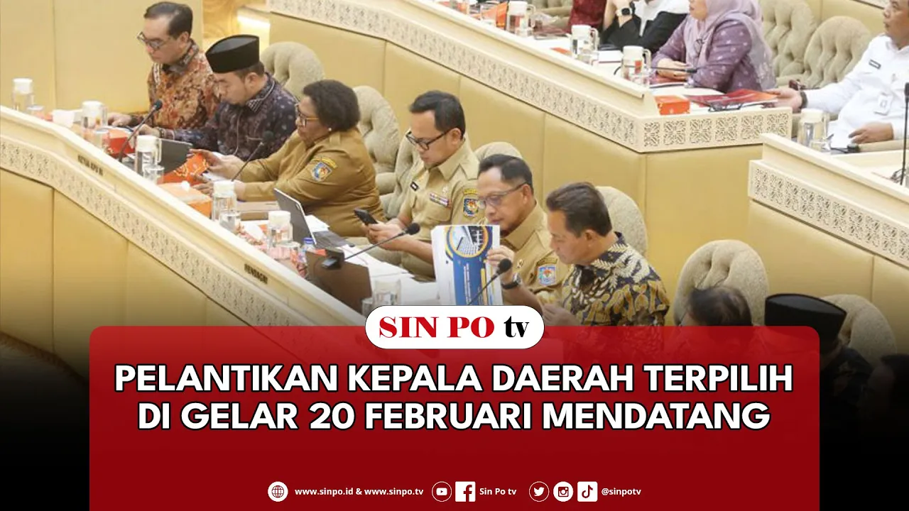 Pelantikan Kepala Daerah Terpilih Di Gelar 20 Februari Mendatang
