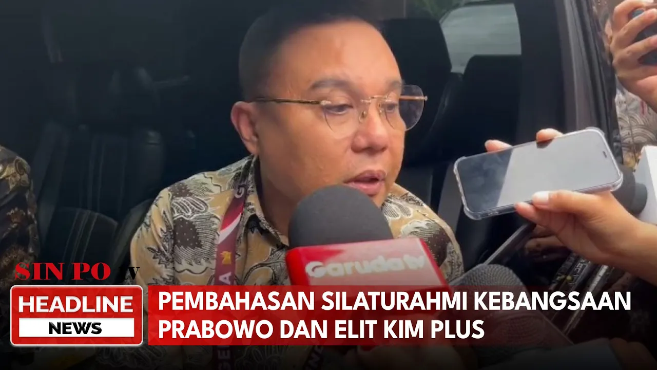 Pembahasan Silaturahmi Kebangsaan Prabowo Dan Elit KIM Plus