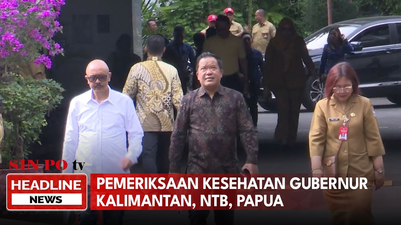 Pemeriksaan Kesehatan Gubernur Kalimantan, NTB, Papua