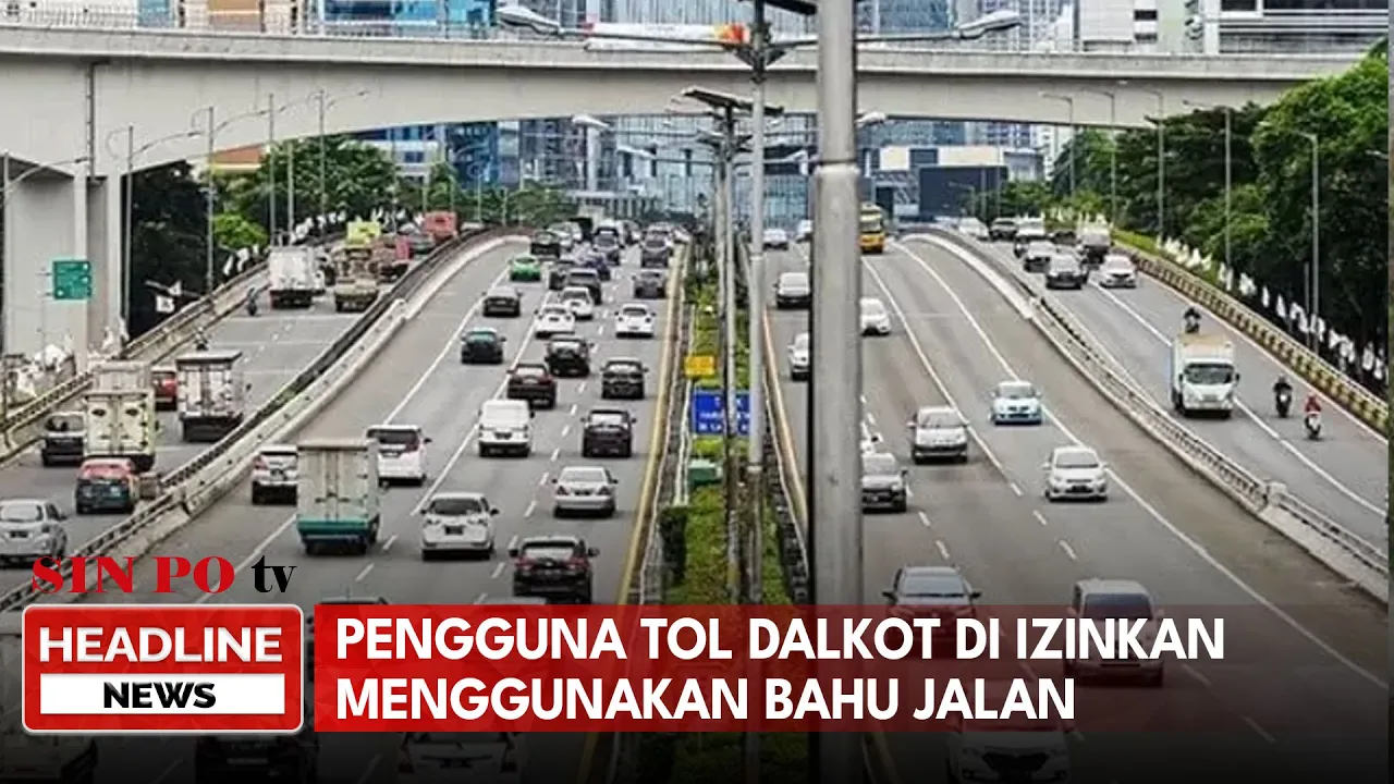 Pengguna Tol Dalkot Di Izinkan Menggunakan Bahu Jalan