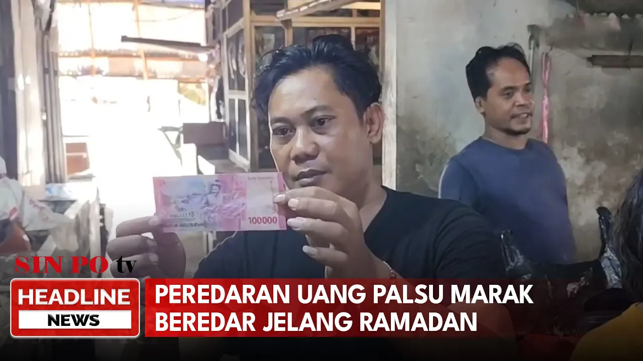 Peredaran Uang Palsu Marak Beredar Jelang Ramadan