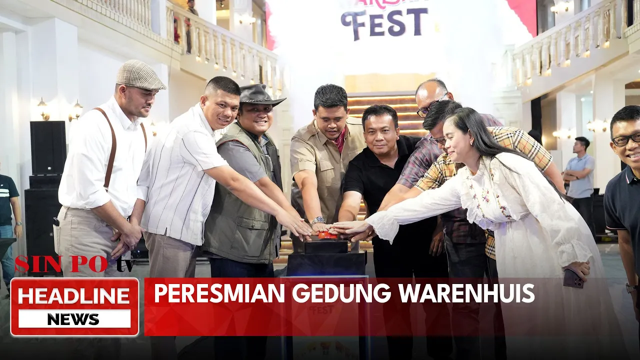Peresmian Gedung Warenhuis