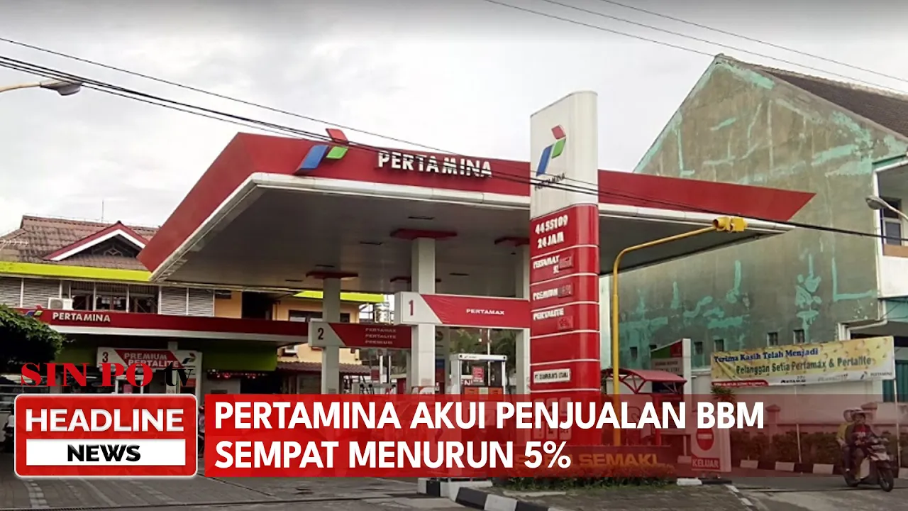 Pertamina Akui Penjualan BBM Sempat Menurun 5%