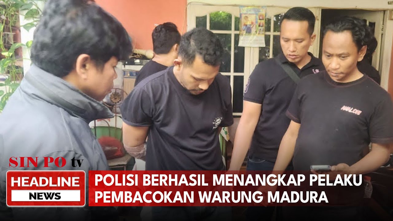 Polisi Berhasil Menangkap Pelaku Pembacokan Warung Madura