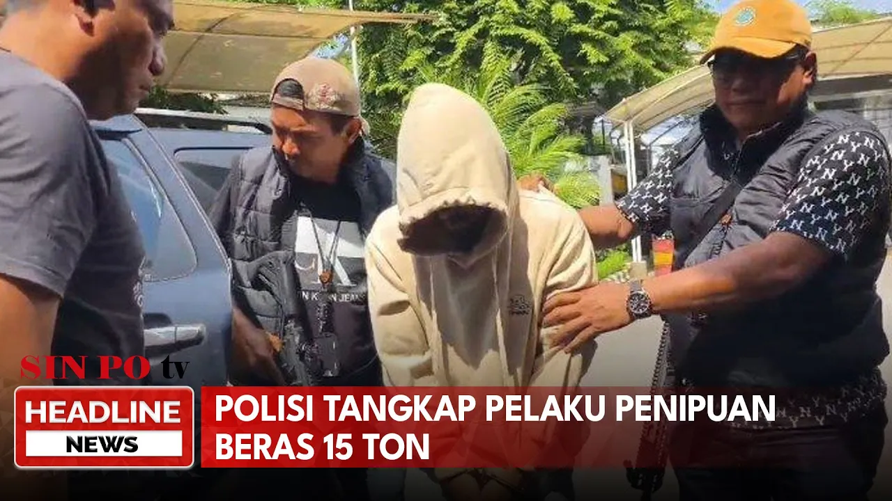 Polisi Tangkap Pelaku Penipuan Beras 15 Ton