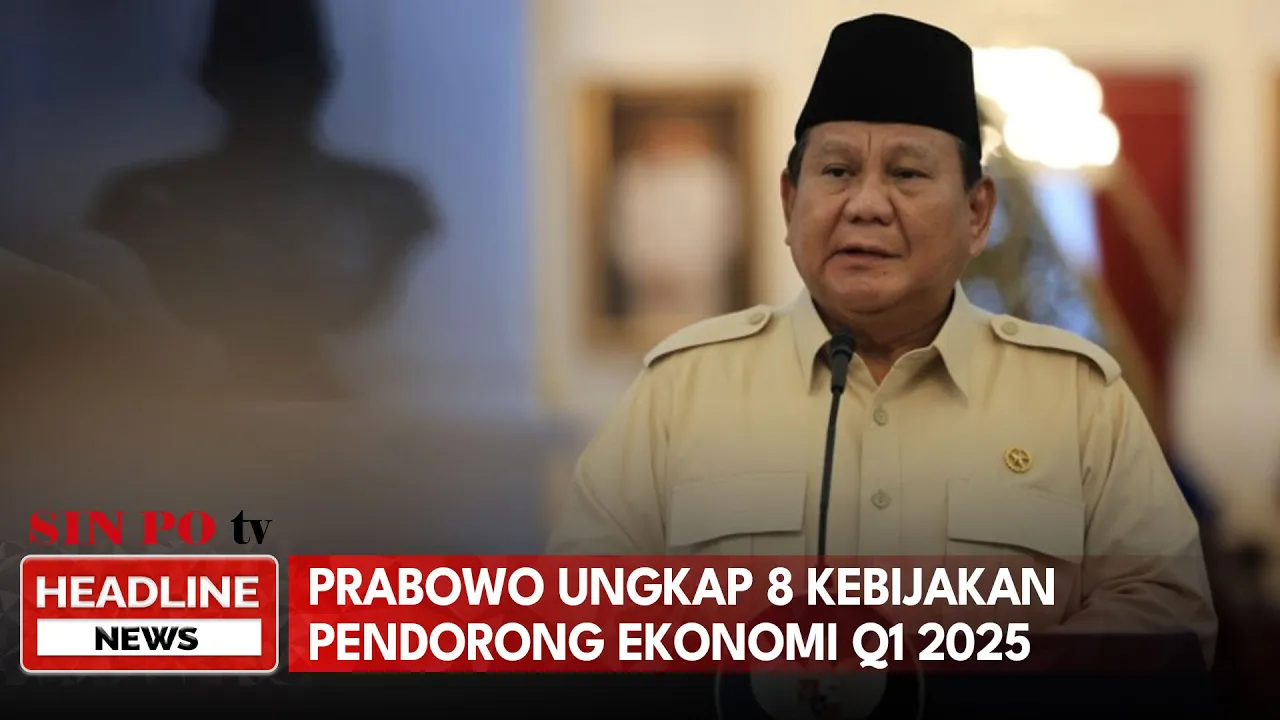 Prabowo Paparkan 8 Kebijakan Pendorong Pertumbuhan Ekonomi Di Q1 2025