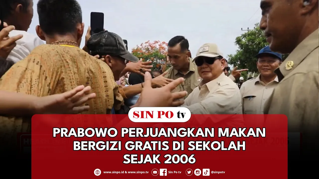 Prabowo Perjuangkan Makan Bergizi Gratis Di Sekolah Sejak 2006