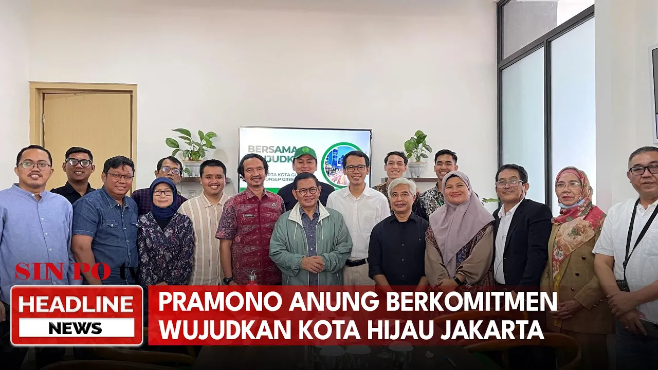 Pramono Anung Berkomitmen Wujudkan Kota Hijau Jakarta