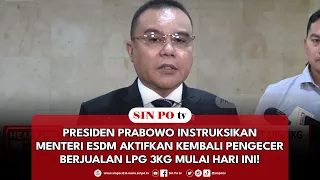 Presiden Prabowo Beri Instruksi Terkait LPG 3kg