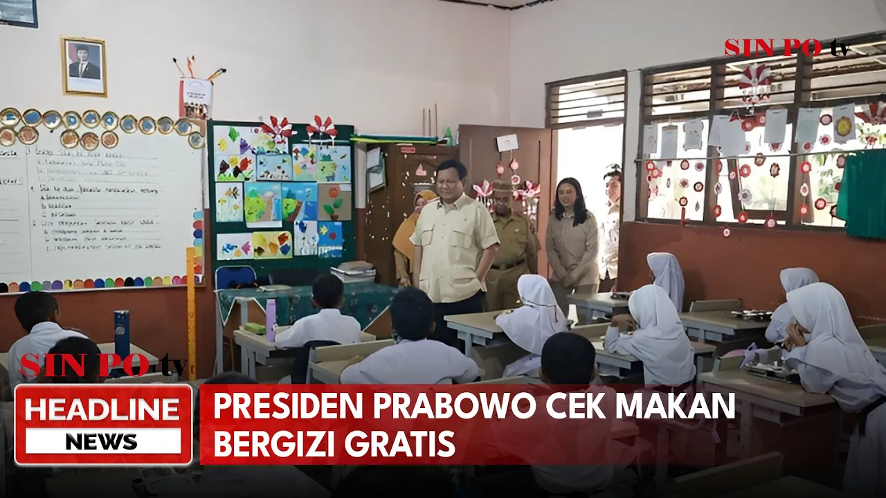 Presiden Prabowo Cek Makan Bergizi Gratis