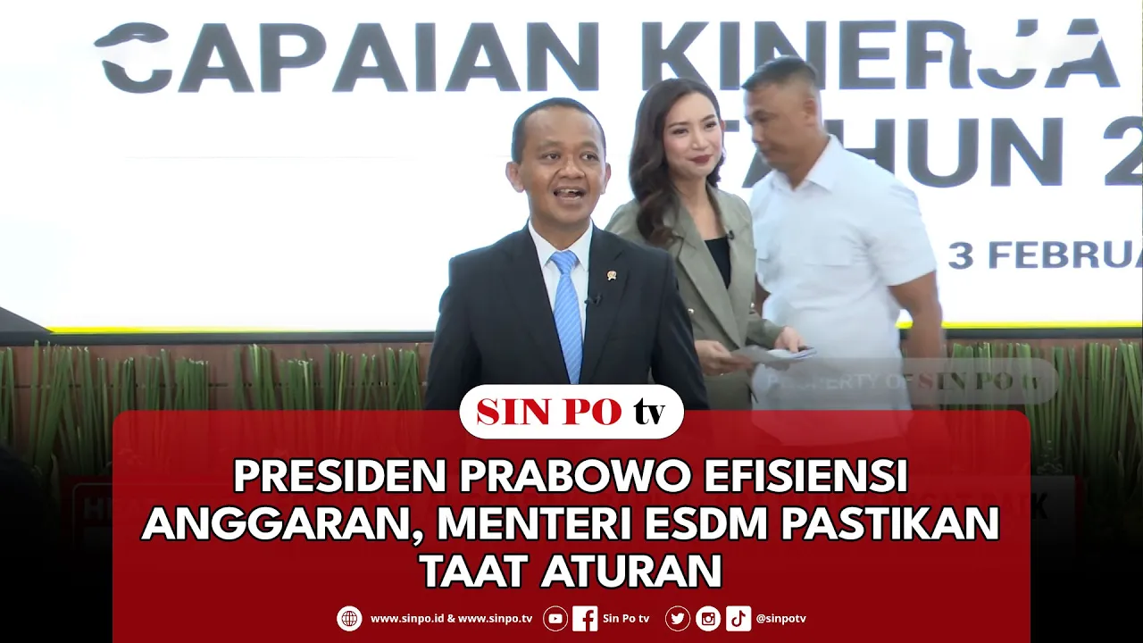 Presiden Prabowo Efisiensi Anggaran, Menteri ESDM Pastikan Taat Aturan