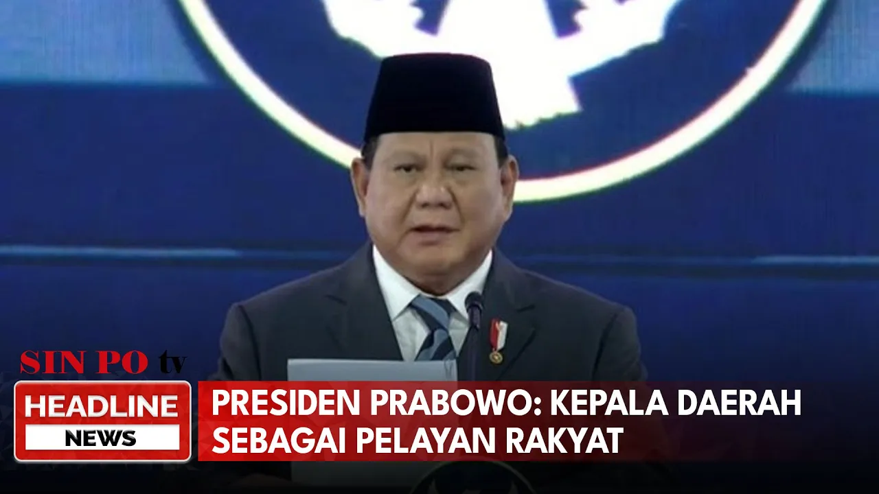 Presiden Prabowo: Kepala Daerah Sebagai Pelayan Rakyat