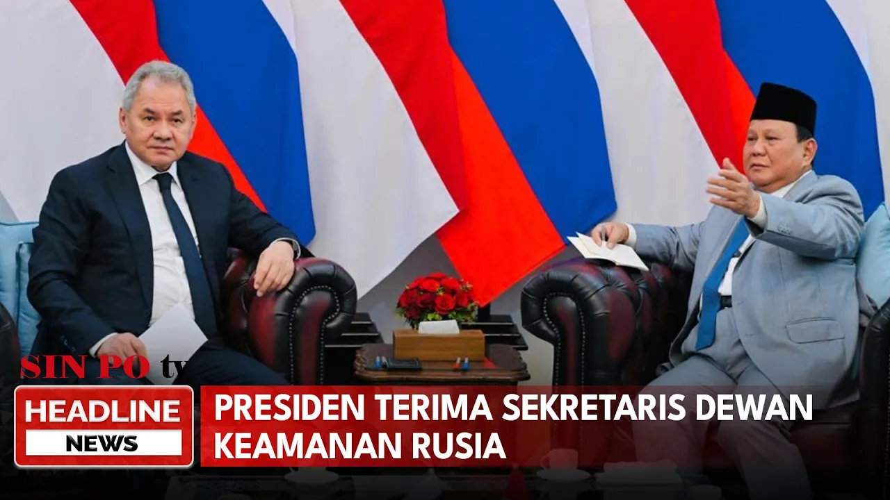 Presiden Terima Kunjungan Sekretaris Dewan Keamanan Rusia Bahas Hubungan Bilateral
