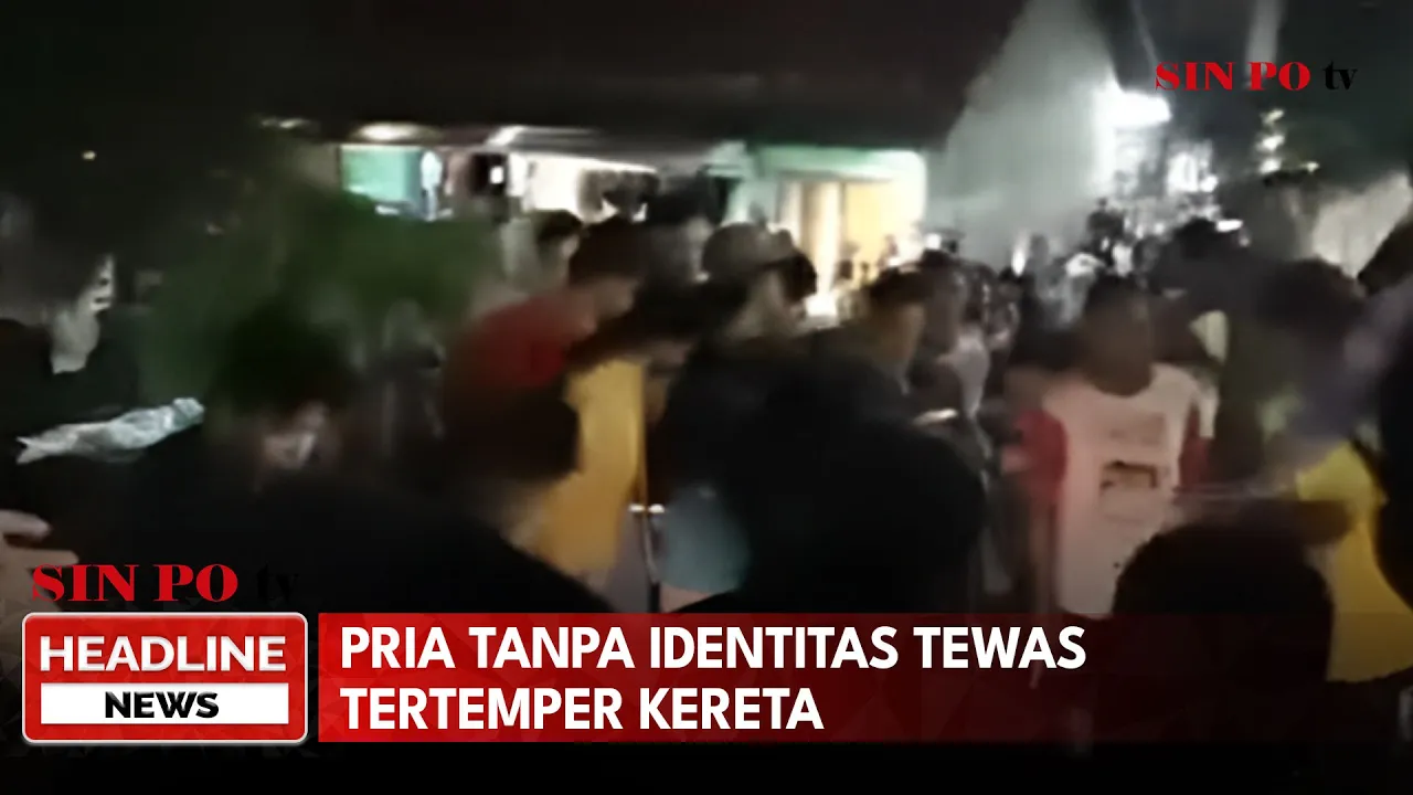 Pria Tanpa Identitas Tewas Tertemper Kereta