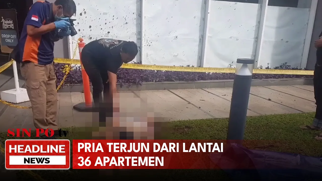 Pria Terjun Dari Lantai 36 Apartemen