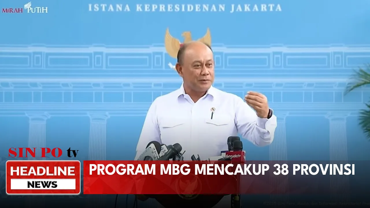Program MBG Mencakup 38 Provinsi
