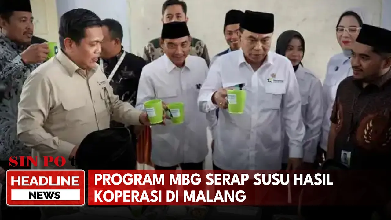 Program MBG Serap Susu Hasil Koperasi Di Malang