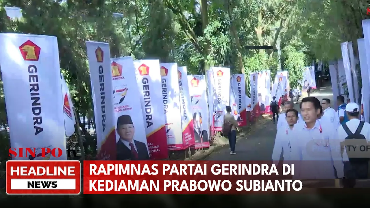 Rapimnas Partai Gerindra Di Kediaman Prabowo Subianto