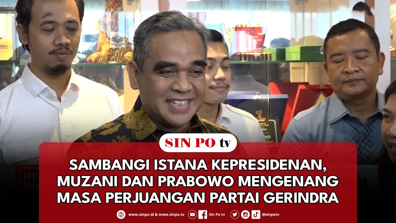 Sambangi Istana Kepresidenan, Muzani Dan Prabowo Mengenang Masa Perjuangan Partai Gerindra