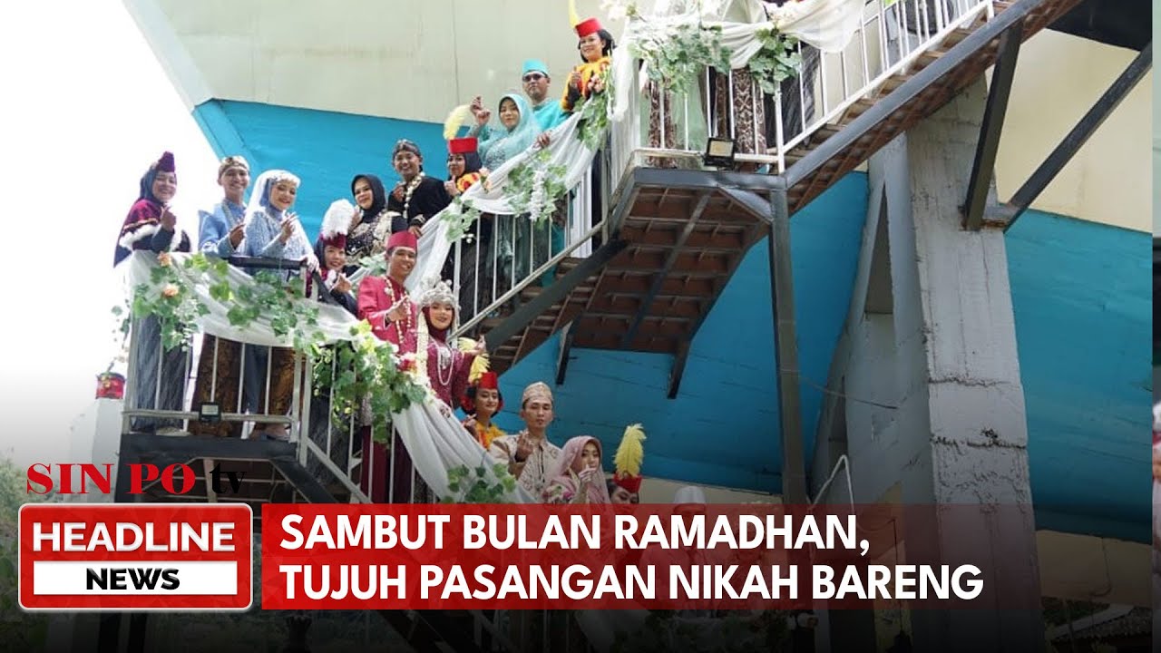 Sambut Bulan Ramadhan, Tujuh Pasangan Nikah Bareng