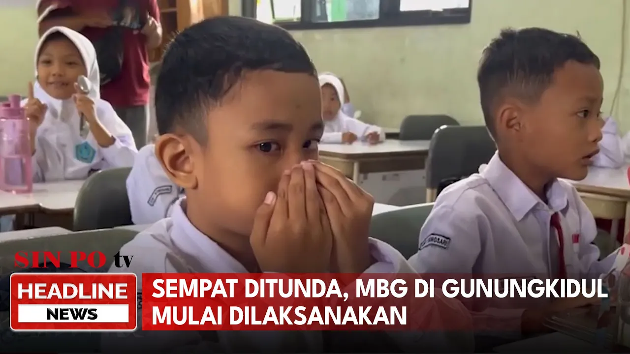 Sempat Ditunda, Program Makan Bergizi Gratis Di Gunungkidul Mulai Dilaksanakan
