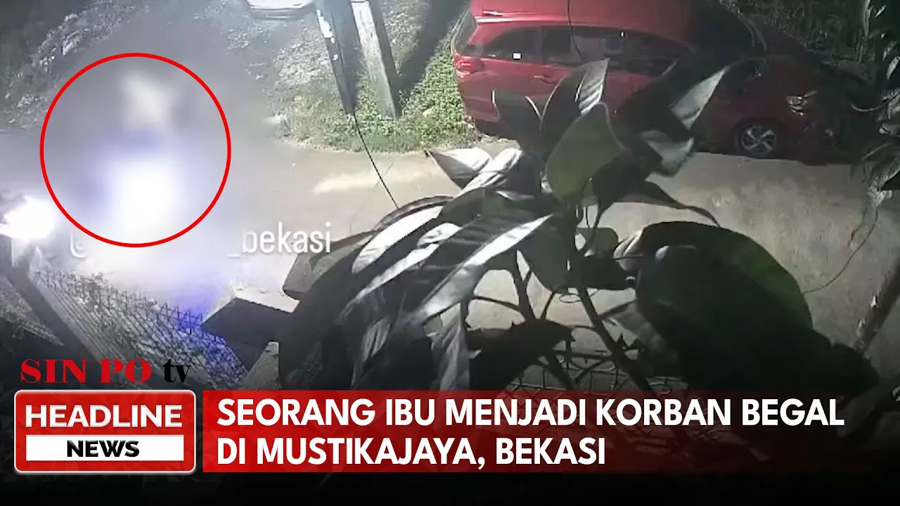 Seorang Ibu Menjadi Korban Begal Di Mustikajaya, Bekasi