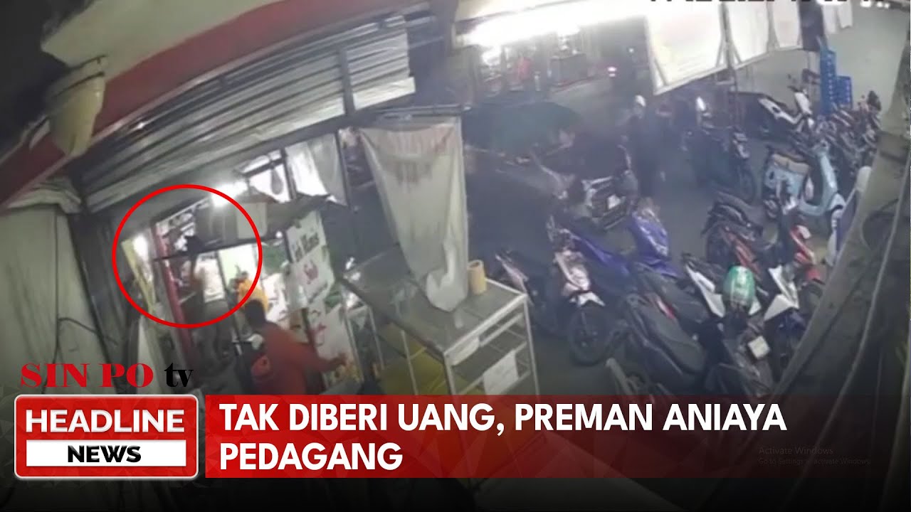 Tak Diberi Uang, Preman Aniaya Pedagang