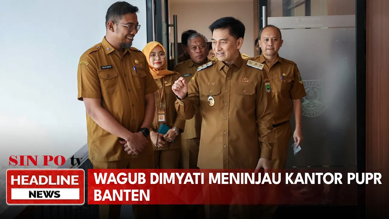Wagub Dimyati Meninjau Kantor PUPR Banten
