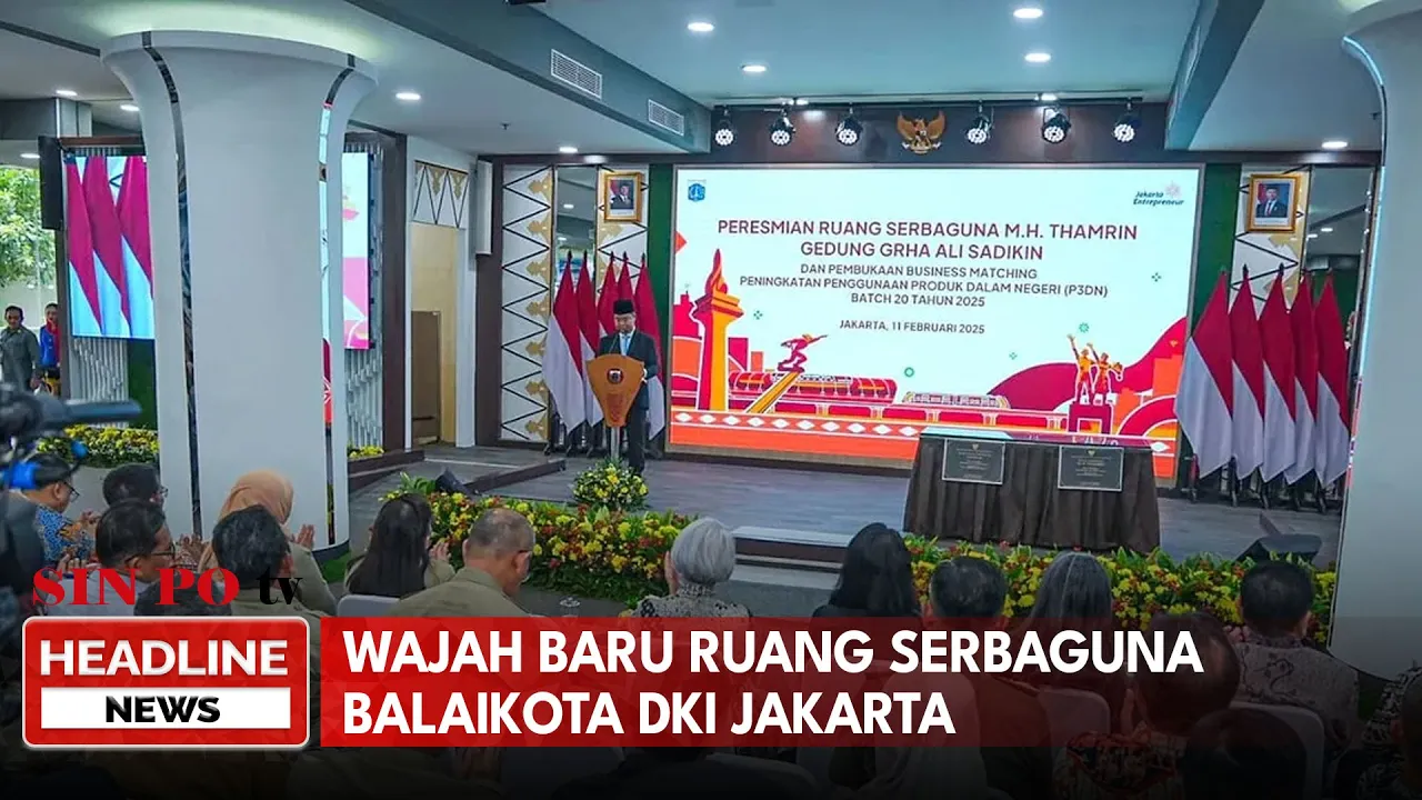 Wajah Baru Ruang Serbaguna Balaikota DKI Jakarta