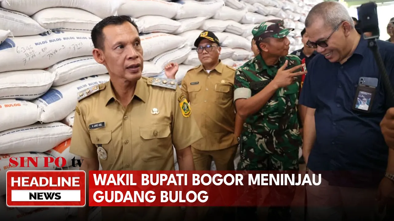 Wakil Bupati Bogor Meninjau Gudang Bulog