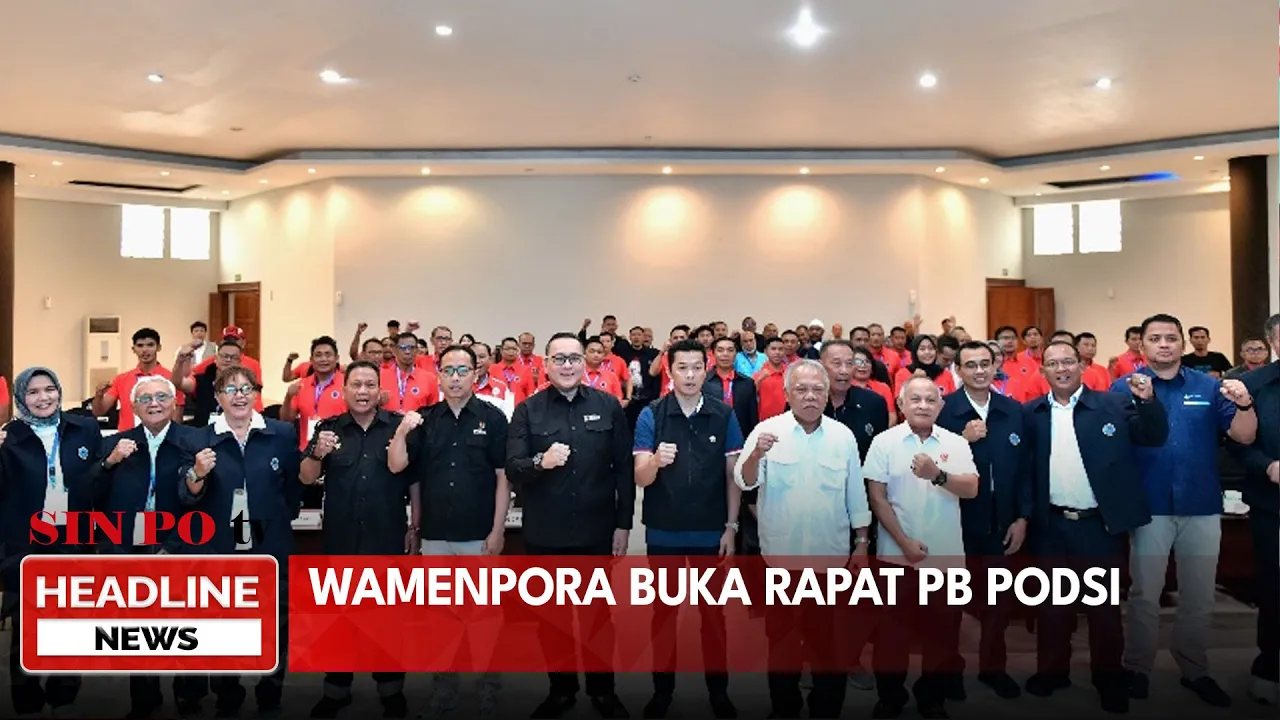 Wamenpora Buka Rapat PB PODSI