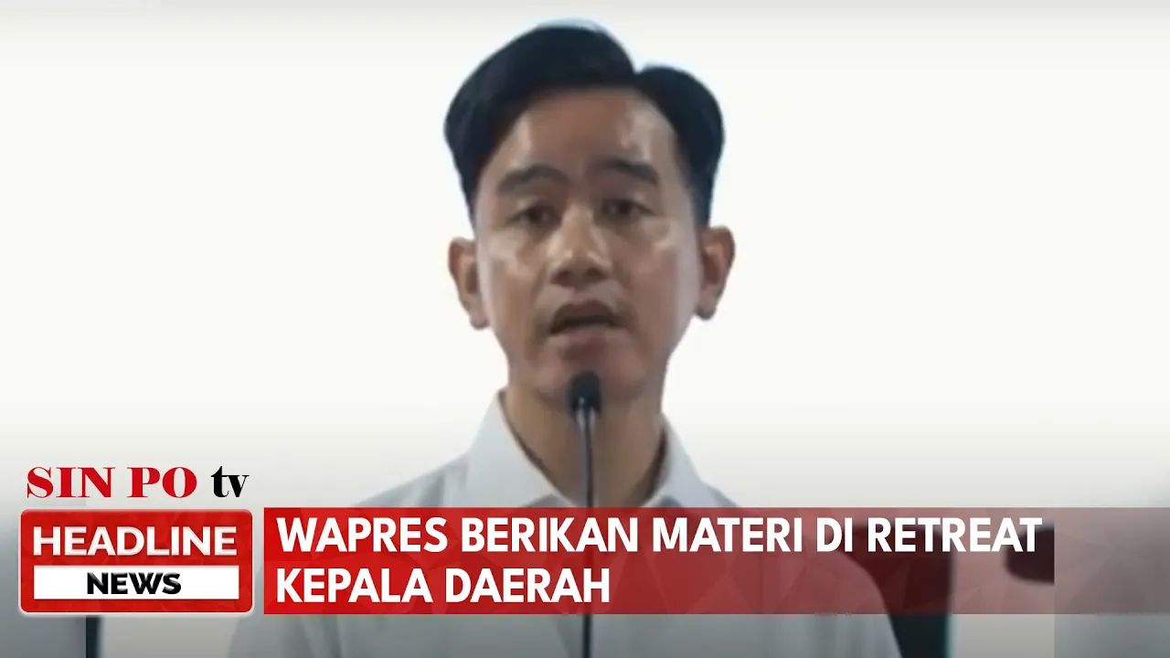 Wapres Berikan Materi di Retreat Kepala Daerah