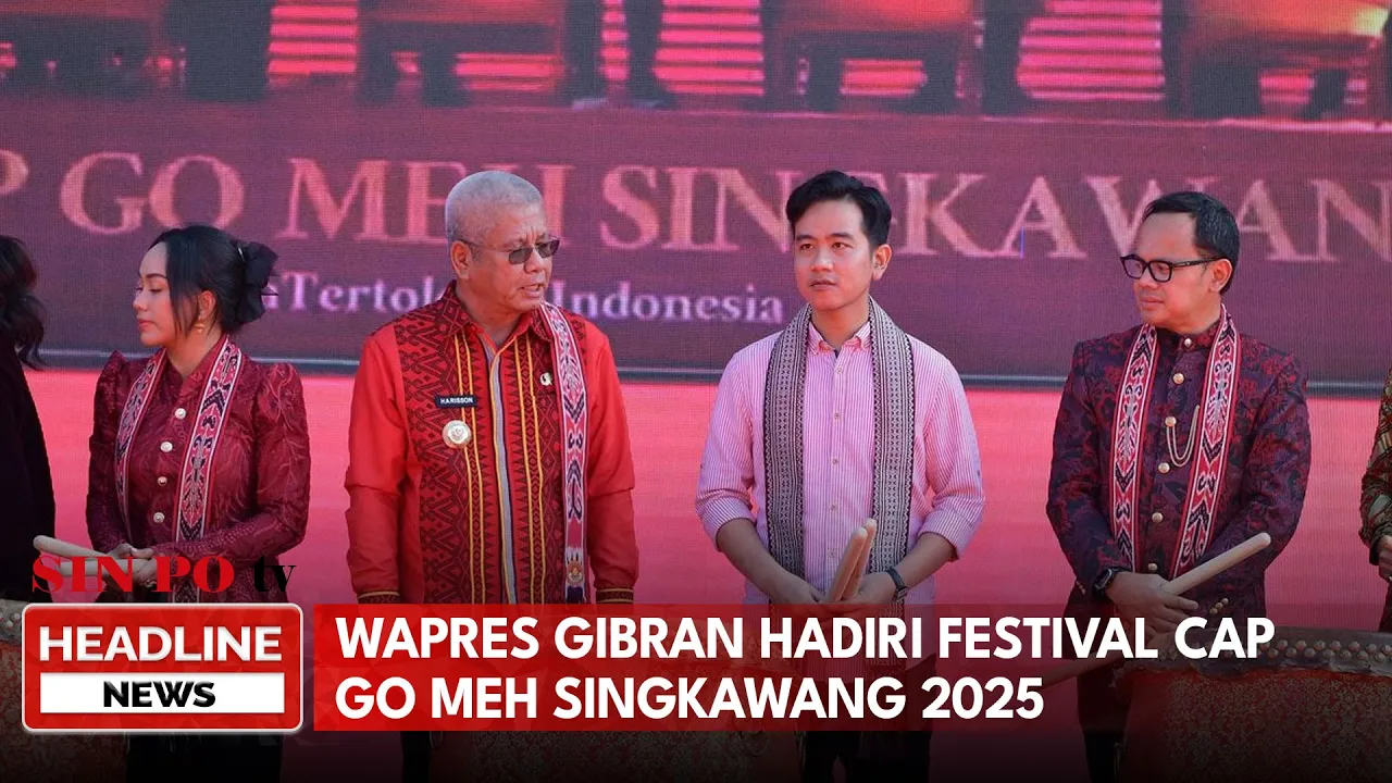 Wapres Gibran Hadiri Festival Cap Go Meh Singkawang 2025