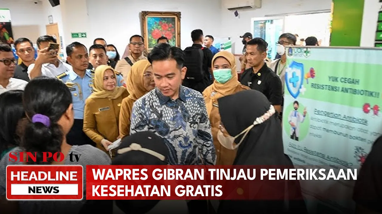 Wapres Gibran Tinjau Pemeriksaan Kesehatan Gratis