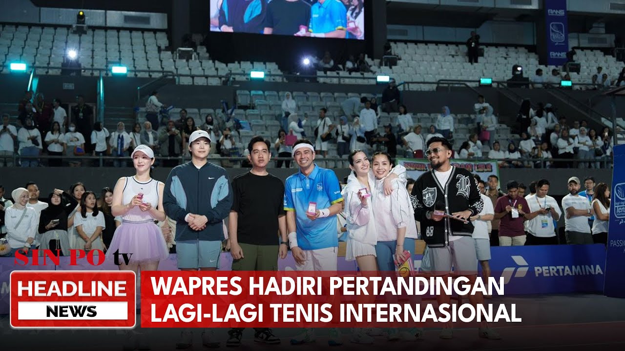 Wapres Hadiri Pertandingan Lagi Lagi Tenis Internasional