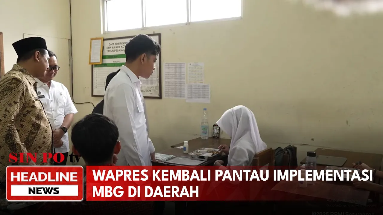Wapres Kembali Pantau Implementasi MBG Di Daerah