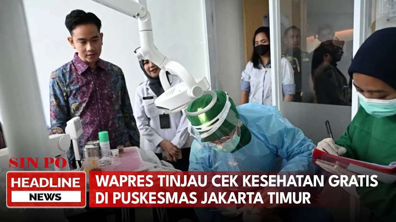 Wapres Tinjau Cek Kesehatan Gratis Di Puskesmas Jakarta Timur