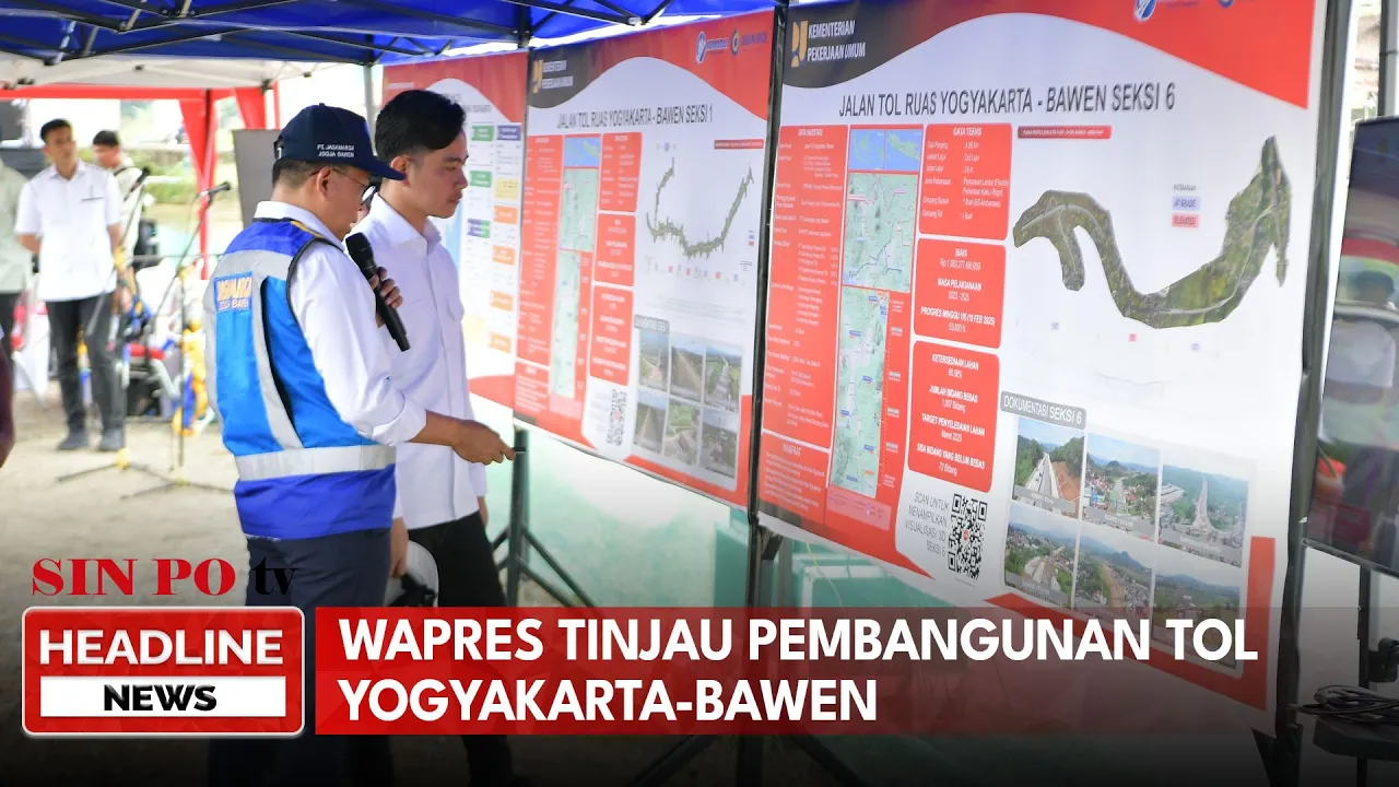 Wapres Tinjau Progres Pembangunan Tol Yogyakarta-Bawen