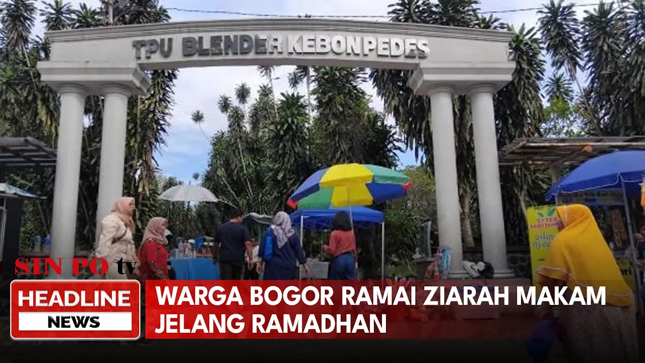 Warga Bogor Ramai Ziarah Makam Jelang Ramadhan