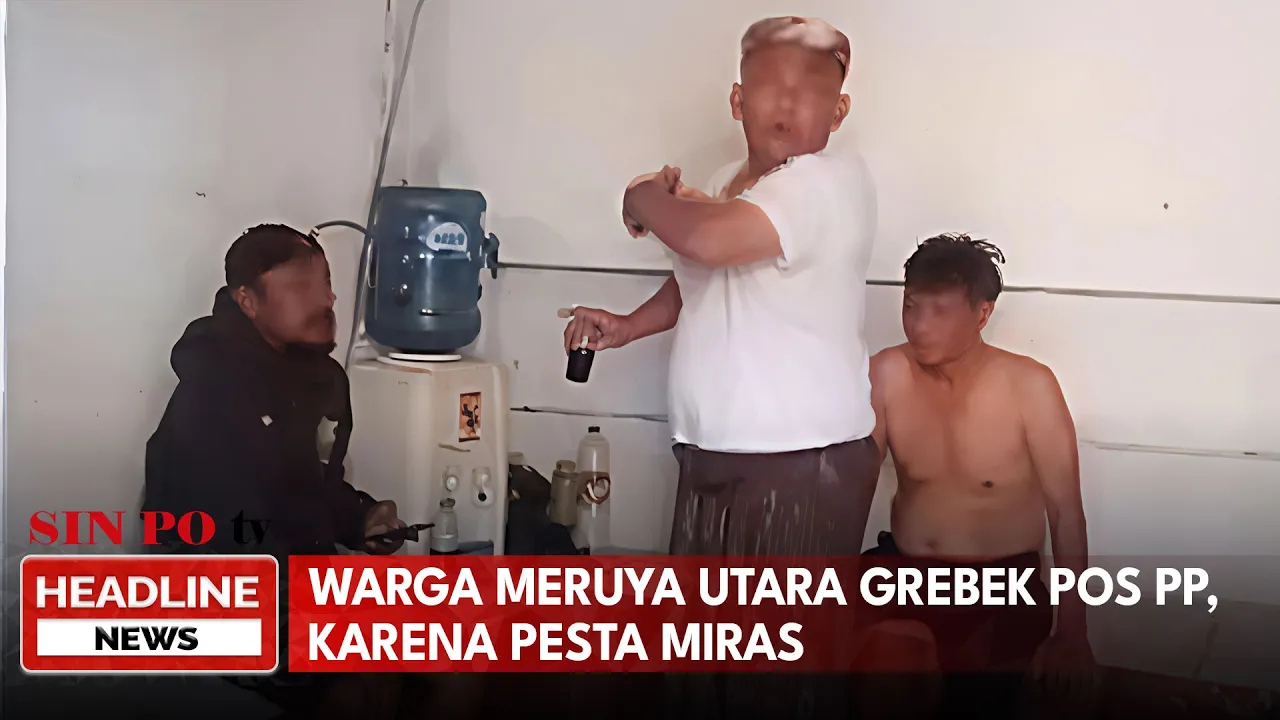 Warga Meruya Utara Grebek Pos PP, Karena Pesta Miras