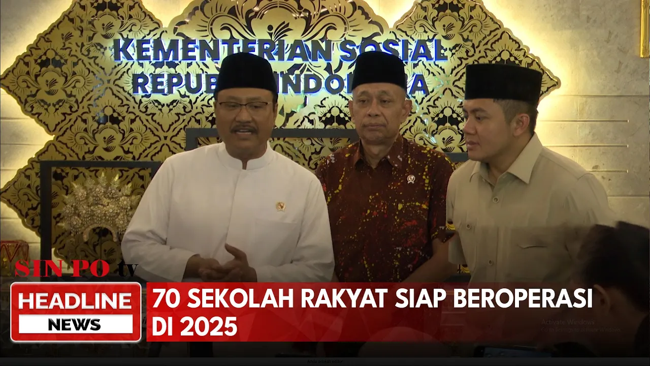 70 Sekolah Rakyat Siap Beroperasi Di 2025