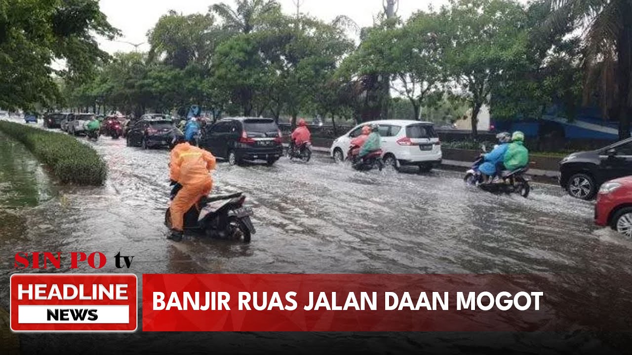 Banjir Ruas Jalan Daan Mogot