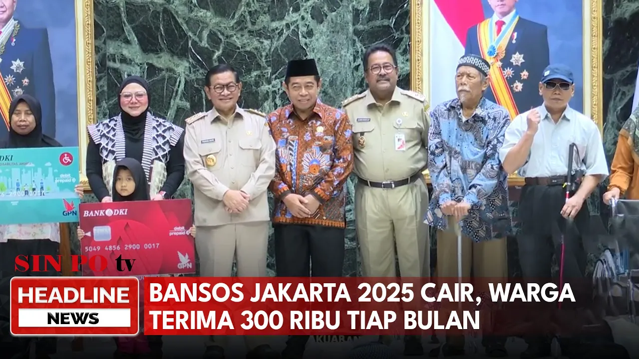 Bansos Jakarta 2025 Cair, Warga Terima 300 Ribu Tiap Bulan