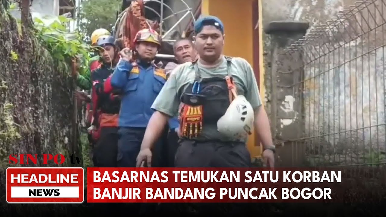 Basarnas Temukan Satu Korban Banjir Bandang Puncak Bogor