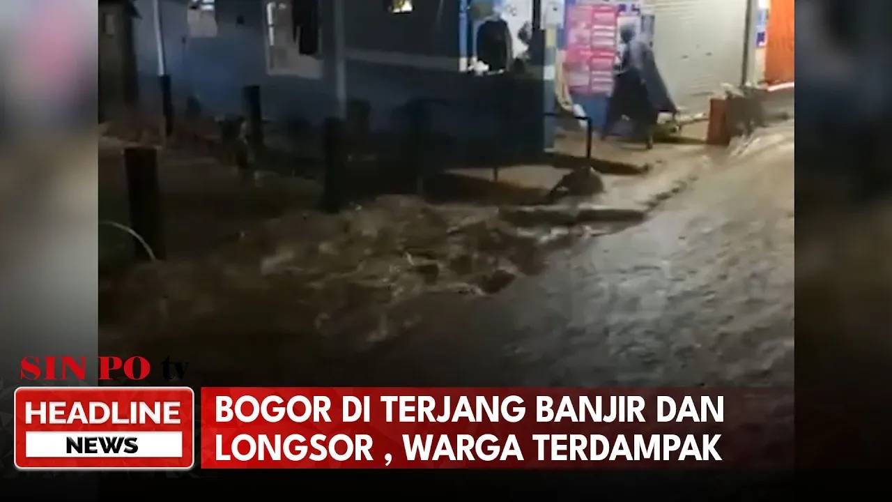 Bogor Di Terjang Banjir Dan Longsor, Warga Terdampak