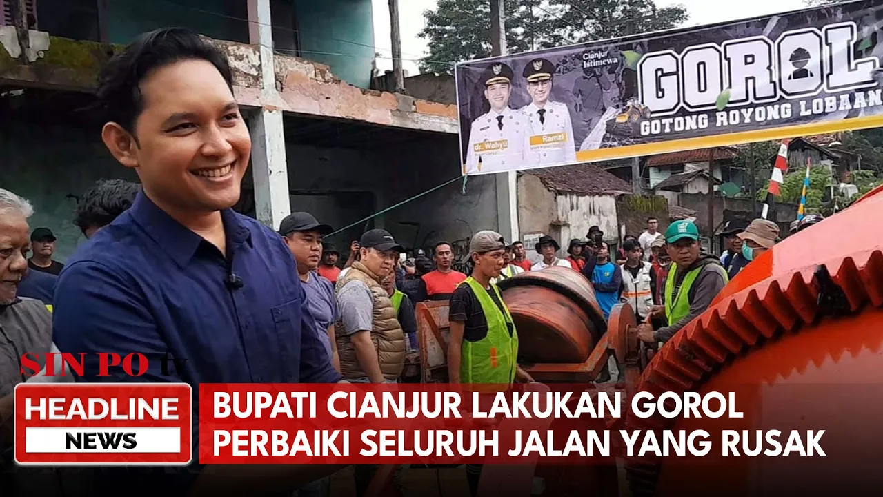 Bupati Cianjur Lakukan Gorol Perbaiki Seluruh Jalan Yang Rusak