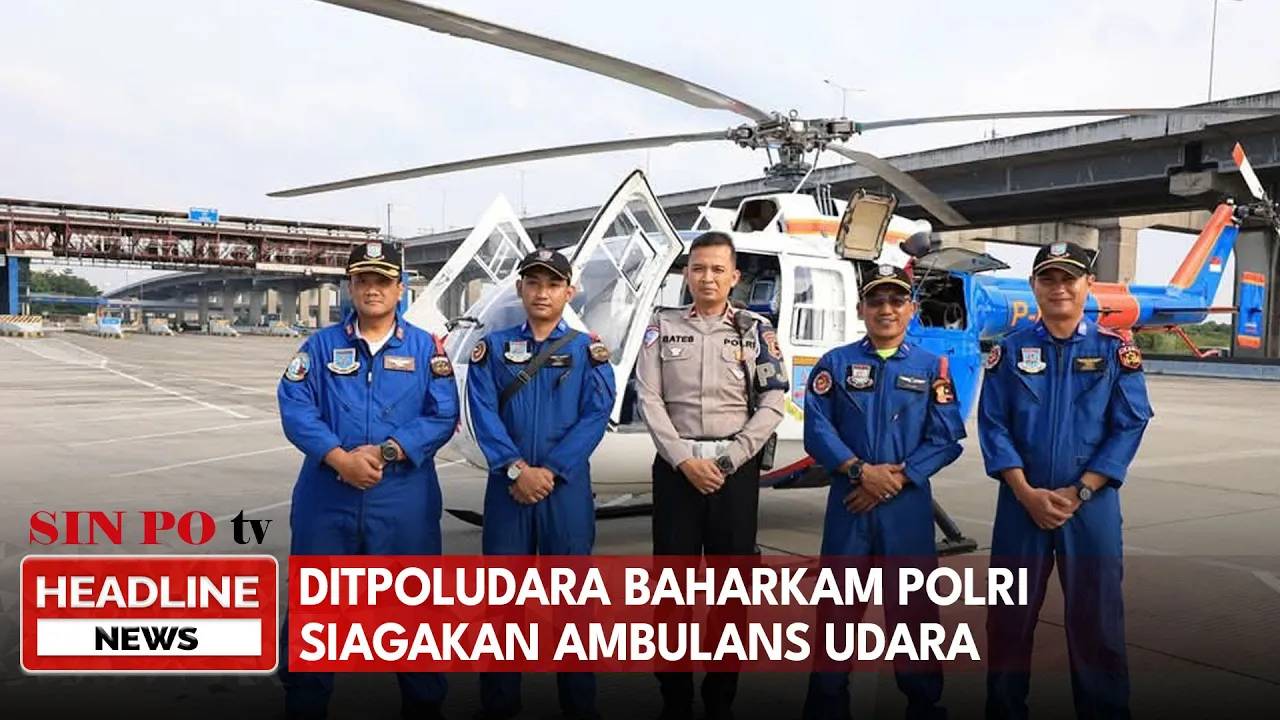 Ditpoludara Baharkam Polri Siagakan Ambulans Udara
