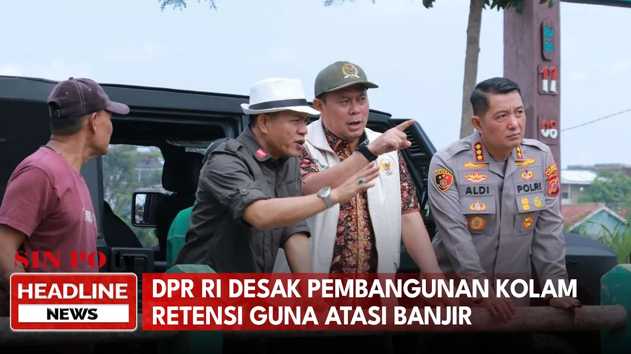 DPR RI Desak Pembangunan Kolam Retensi Guna Atasi Banjir